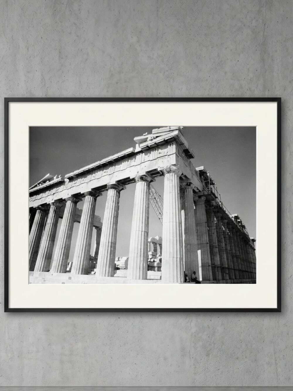 Photograph Print Janine Gordon Signed 16x20" B/W Acropolis, Athens